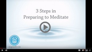 3 Steps in Preparing to Meditate
