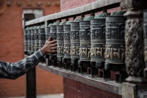 Tibeten prayer scrolls