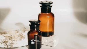 Ayurvedic Oils Over a table