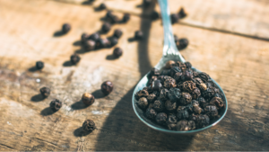 5 spices yoga well background