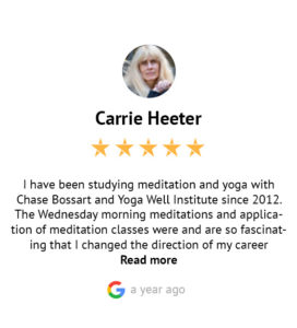 Google Review Yoga Well Institute