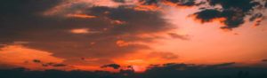 Orange sky background